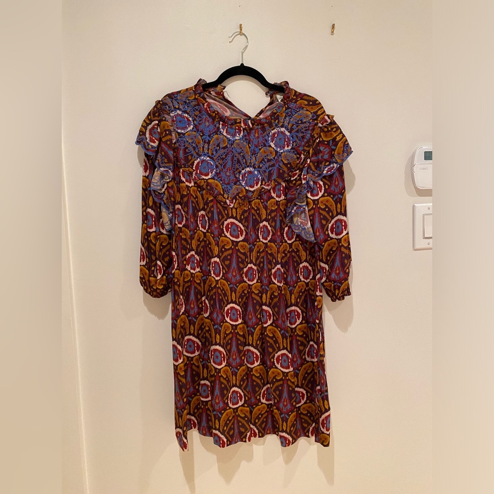Seen worn heart for able embroidered dress